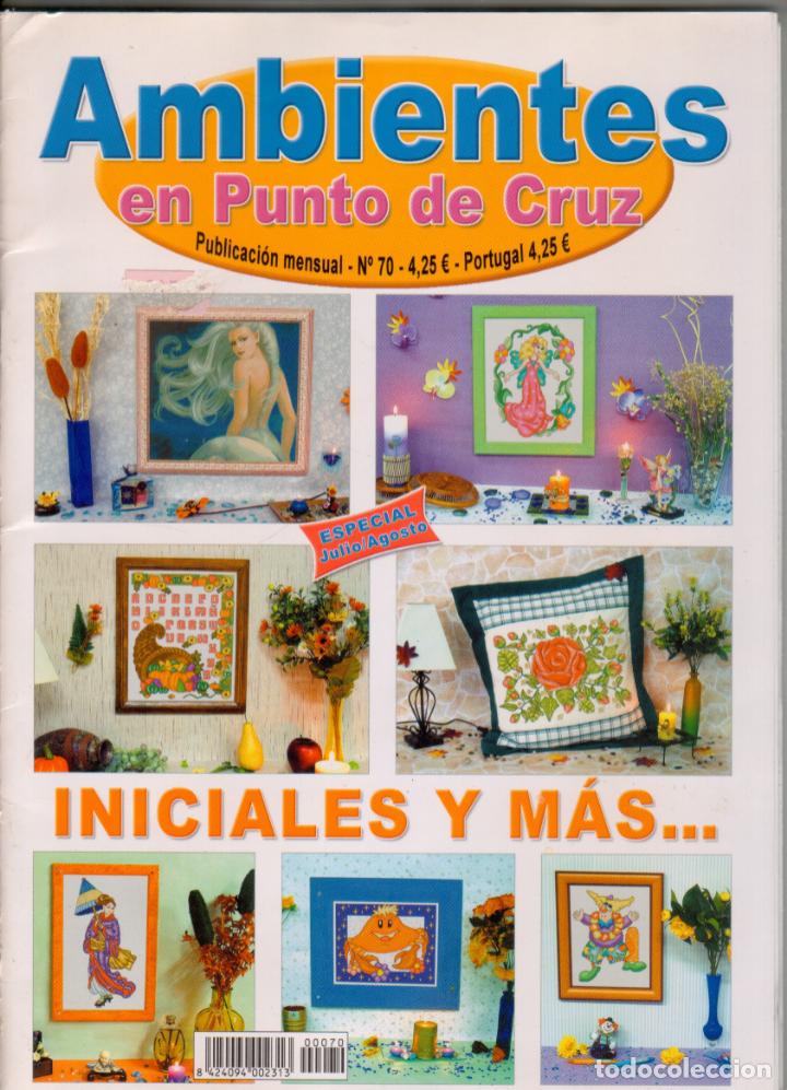 AMBIENTES EN EL PUNTO DE CRUZ - Nº 70 - REVISTA (Coleccionismo - Revistas y Periódicos Modernos (a partir de 1.940) - Otros)