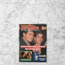 Coleccionismo de Revistas y Periódicos: PRONTO - 1992 - JAIME ARAQUE, CAMARON DE LA ISLA, GABRIELLE CARTERIS, MASSIEL, GRECIA COLMENARES. Lote 302659483