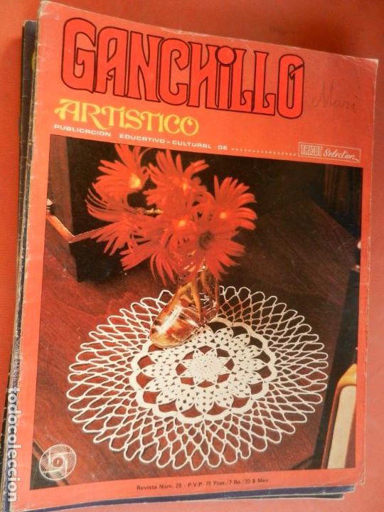 Coleccionismo de Revistas y Peri&oacute;dicos: GANCHILLO ARTISTICO REVISTA N&ordm; 28 -TRICOT SELECTION