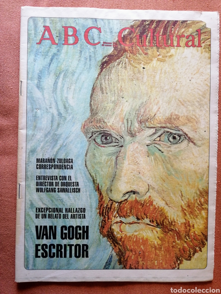 Coleccionismo de Revistas y Peri&oacute;dicos: PERIODICO - ABC CULTURAL - 1994. VAN GOGH ESCRITOR. EL ENVIO ESTA INCLUIDO.