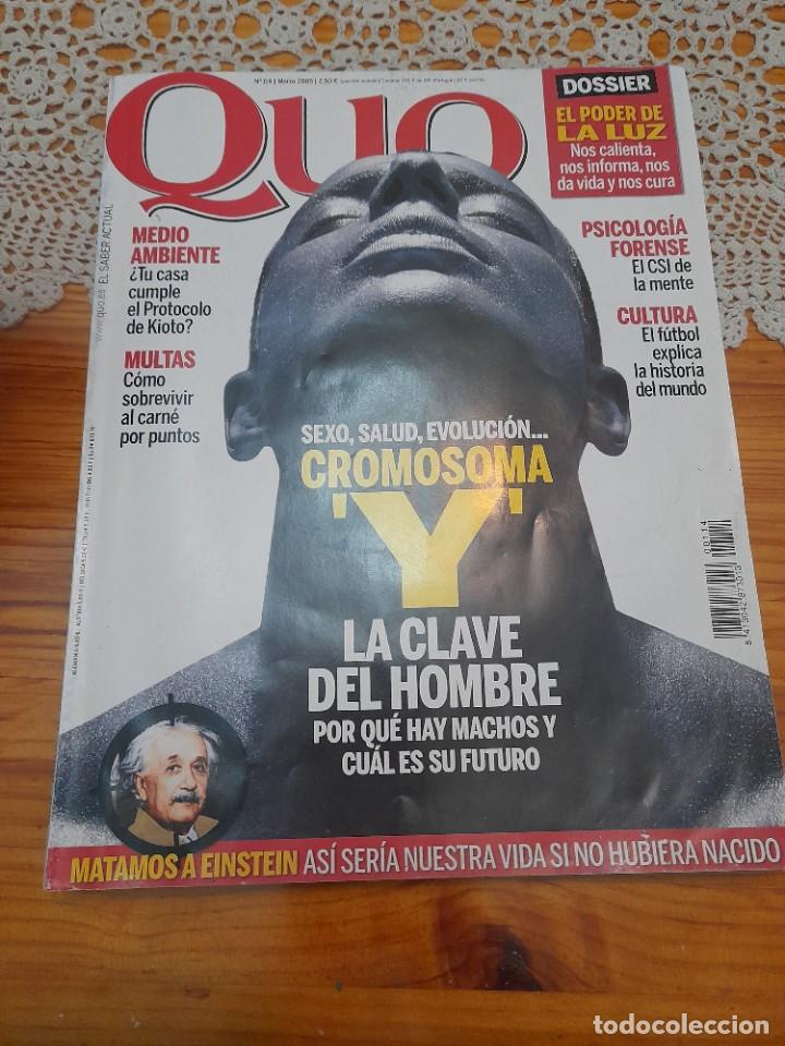 Coleccionismo de revistas y peri&oacute;dicos: Revista Quo 114 a&ntilde;o 2005 psicolog&iacute;a forense cromosoma cambio clim&aacute;tico