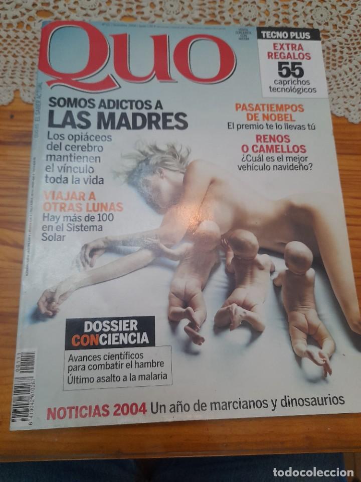 Coleccionismo de revistas y peri&oacute;dicos: Revista Quo 111 a&ntilde;o 2004 madres adictas sioux Olivia Judson sistema solar