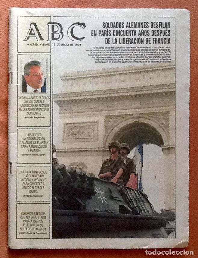 Coleccionismo de Revistas y Peri&oacute;dicos: PERIODICO - ABC 1994 - EL ENVIO ESTA INCLUIDO.