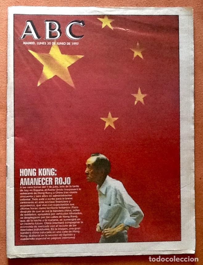Coleccionismo de Revistas y Peri&oacute;dicos: PERIODICO - ABC 1997 HONG KONG AMANECER ROJO -EL ENVIO ESTA INCLUIDO.