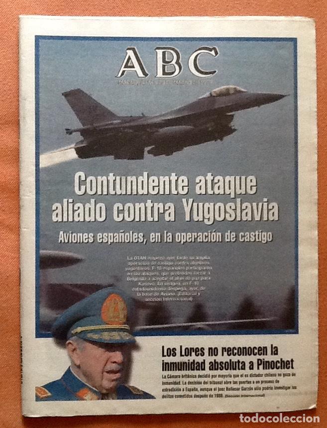 Coleccionismo de Revistas y Peri&oacute;dicos: PERIODICO - ABC 1999 --EL ENVIO ESTA INCLUIDO.