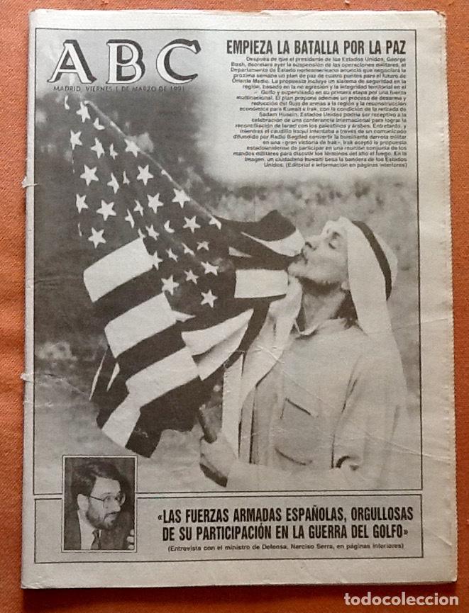Coleccionismo de Revistas y Peri&oacute;dicos: PERIODICO - ABC 1991. - EL ENVIO ESTA INCLUIDO.