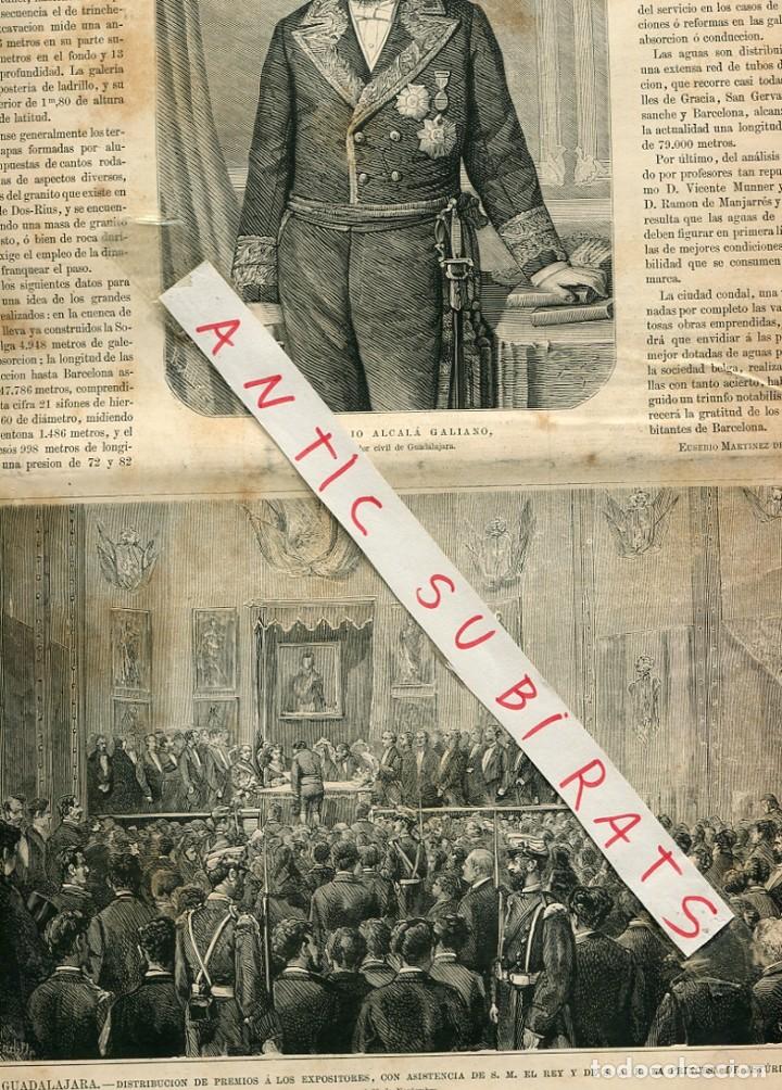 Collezionismo di Riviste e Giornali: REVISTA A&Ntilde;O GUADALAJARA ANTONIO ALCALA GALIANO CANAL DE CATALU&Ntilde;A Y ARAGON EN DOSRIUS ESTEVARENA JAEN
