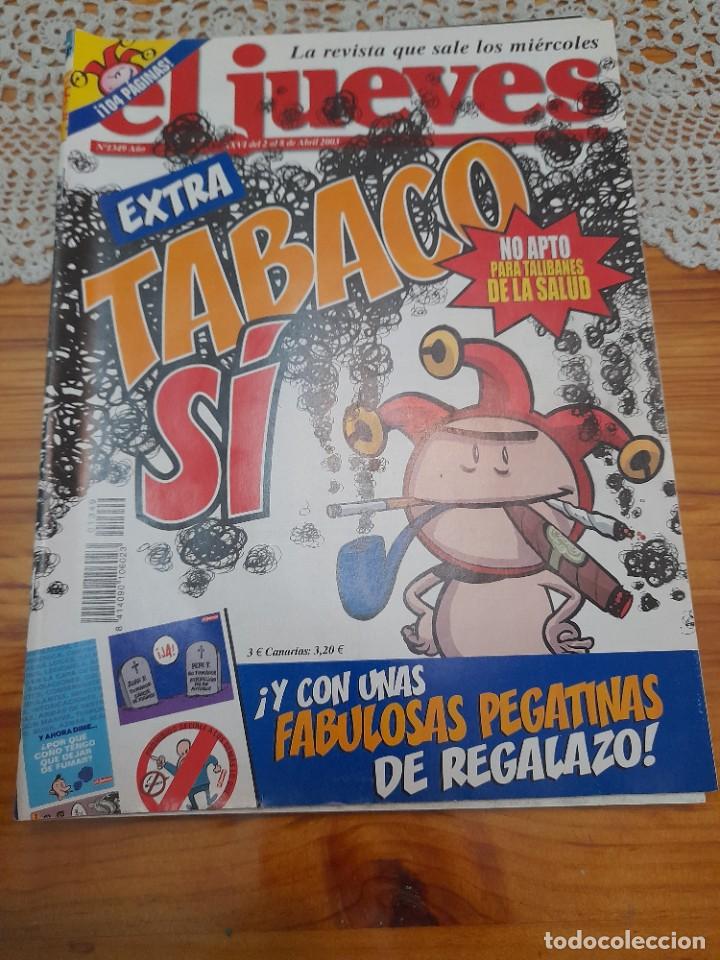 Coleccionismo de revistas y peri&oacute;dicos: Revista EL JUEVES 1349 talibanes de la salud tabaco fumador
