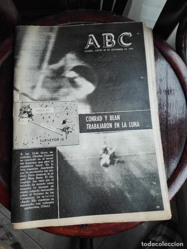 Coleccionismo de Revistas y Peri&oacute;dicos: ABC MADRID jueves 20 de noviembre de 1969 Conrad y Bean trabajaron en la Luna