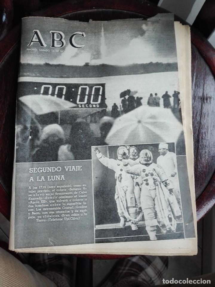 Coleccionismo de Revistas y Peri&oacute;dicos: ABC MADRID s&aacute;bado 15 de noviembre de 1969 segundo viaje a la Luna