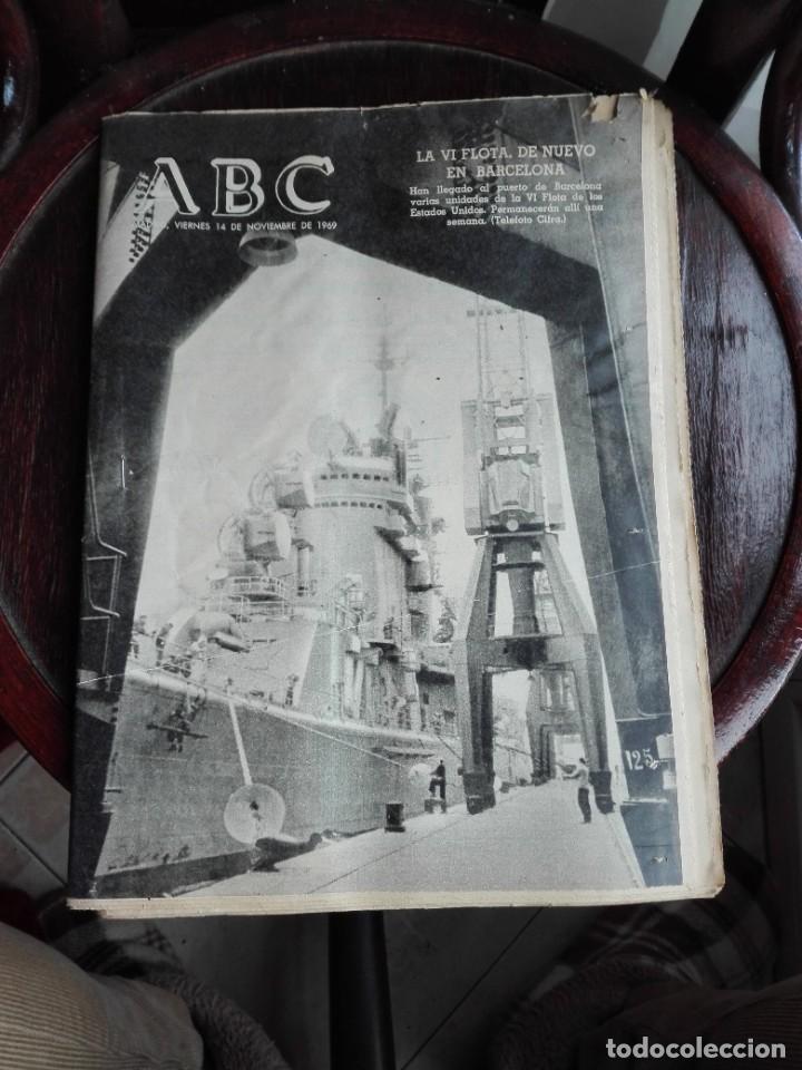 Coleccionismo de Revistas y Peri&oacute;dicos: ABC MADRID viernes 14 de noviembre de 1969 la Sexta Flota de nuevo en Barcelona