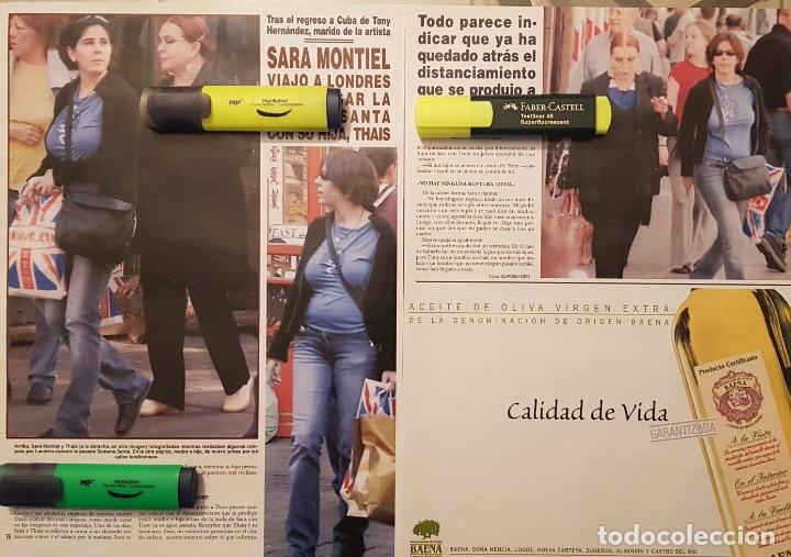 Coleccionismo de revistas y peri&oacute;dicos: Reportaje de Sara Montiel 01.05.2003