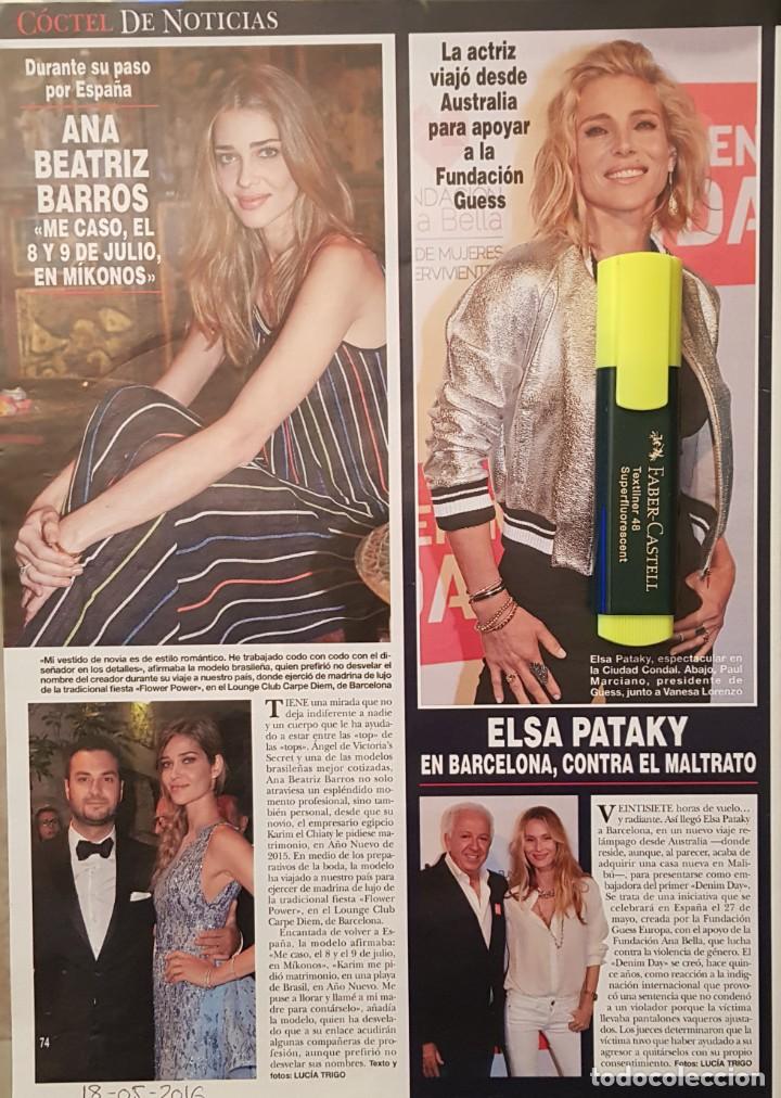 Sammeln von Zeitschriften und Zeitungen: Reportaje de Elsa Pataky 18.05.2016