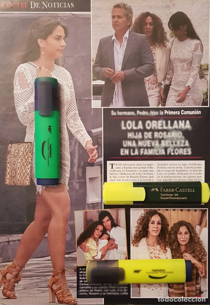 Coleccionismo de revistas y peri&oacute;dicos: Reportaje de Lola Orellana/ Lolita Flores/ Rosario Flores 18.05.2016