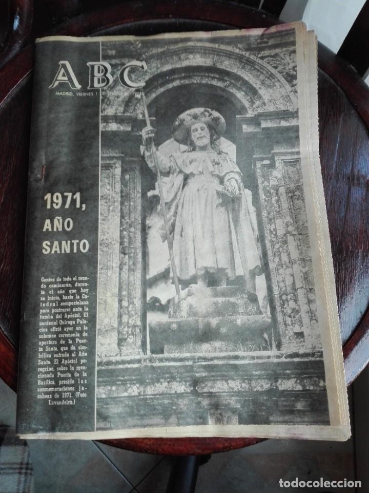 Coleccionismo de Revistas y Peri&oacute;dicos: ABC MADRID viernes 1 de enero de 1971 A&ntilde;o Santo