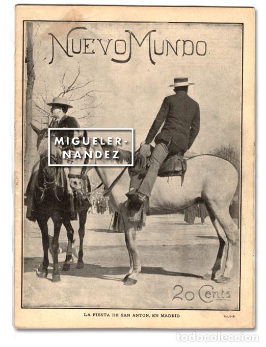 Coleccionismo de Revistas y Peri&oacute;dicos: Guerra Ruso-Japonesa; Funerales Sagasta; Huelga general Valencia. Nuevo Mundo 576, ene 1905