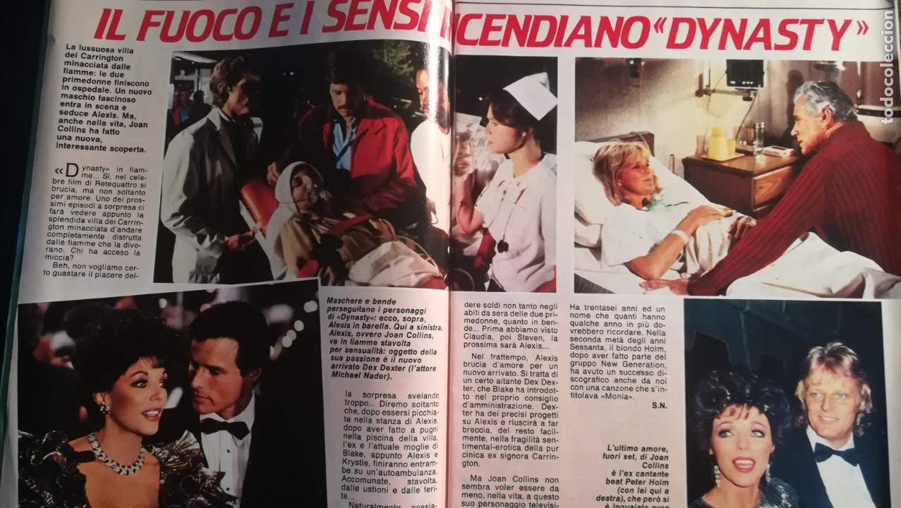 Coleccionismo de Revistas y Periódicos: Ragazza In 1 1984 Erik Estrada Sophie Marceau Joan Collins Dynasty Chris Rea Data - Foto 3 - 303464973