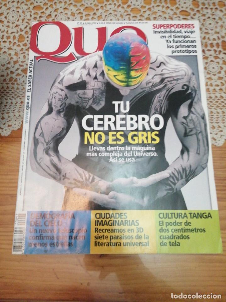 Coleccionismo de revistas y peri&oacute;dicos: Revista QUO 97 a&ntilde;o 2003 cerebro Ford ever