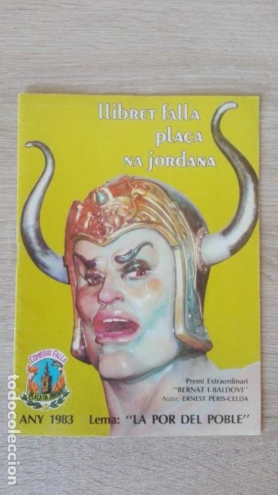 Coleccionismo de revistas y peri&oacute;dicos: LLIBRET FALLA PLA&Ccedil;A NA JORDANA-ANY 1983-FIRMADO POR AUTOR D.ERNEST PERIS-CELDA PUCHADES.