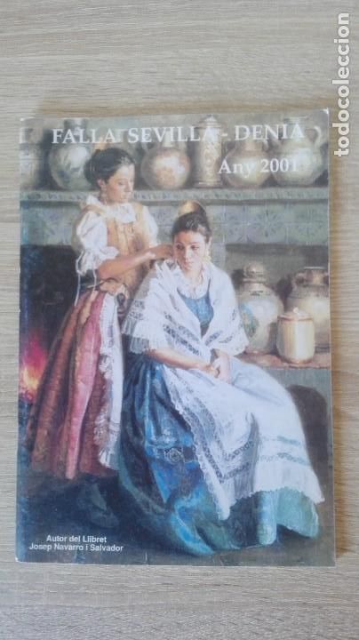 Coleccionismo de revistas y peri&oacute;dicos: LLIBRET FALLA SEVILLA - DENIA . ANY 2001.