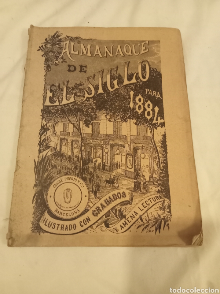 Coleccionismo de revistas y peri&oacute;dicos: ALMANAQUE DE EL SIGLO PARA 1884 ILUSTRADO CON GRABADOS Y AMENA LECTURA