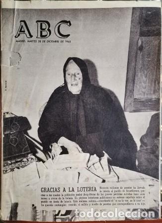 Coleccionismo de Revistas y Peri&oacute;dicos: ABC DOMINGO 28 DE DICIEMBRE DE 1965 N&ordm; 18651 - A-PERIODI-0193