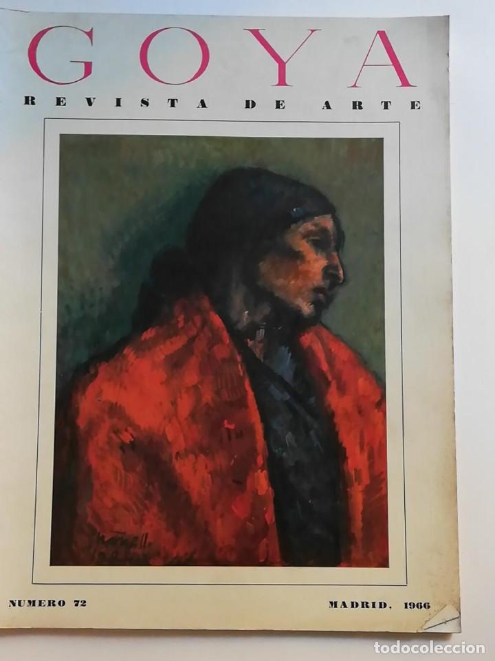 Coleccionismo de revistas y peri&oacute;dicos: GOYA. REVISTA DE ARTE. N&ordm; 72. MAYO - JUNIO 1966