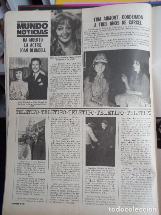 Coleccionismo de Revistas y Peri&oacute;dicos: joan blondell tina aumont geraldine chaplin omar sharif jane seymour
