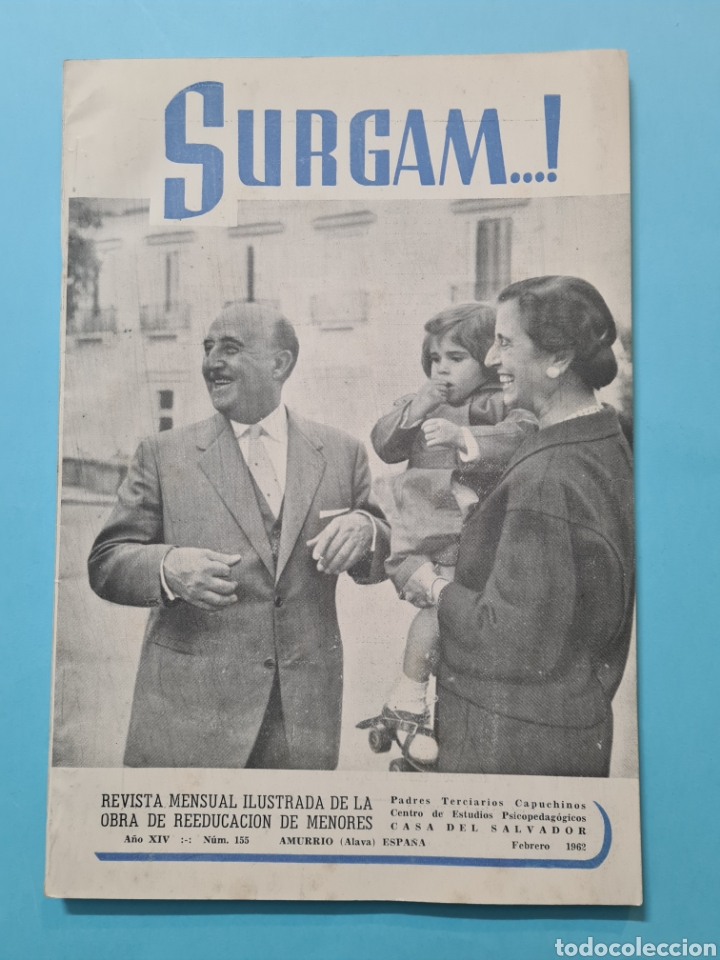 Coleccionismo de revistas y peri&oacute;dicos: SURGAM ...! - N&ordm; 155 FEBRERO 1962 - REVISTA &rdquo;CASA REFORMATORIO DEL SALVADOR&rdquo; AMURRIO (ALAVA)