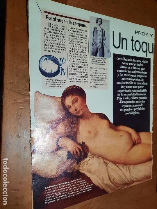 Collection Magazines and Newspapers: LA MASTURBACI&Oacute;N EDUCATIVA. 8 P&Aacute;GINAS. ARTICULO EXTRAIDO DE UNA REVISTA. BUEN ESTADO.