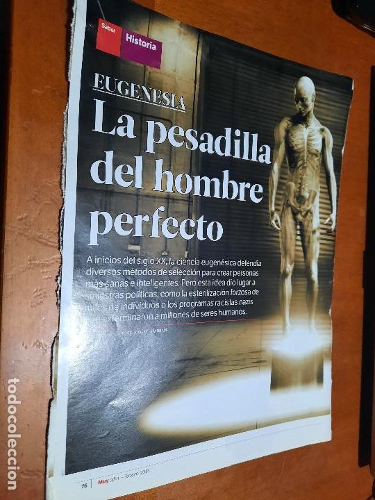 Collection Magazines and Newspapers: EUGENESIA. PESADILLA HOMBRE PERFECTO. 6 P&Aacute;GINAS. ARTICULO EXTRAIDO DE UNA REVISTA. BUEN ESTADO.
