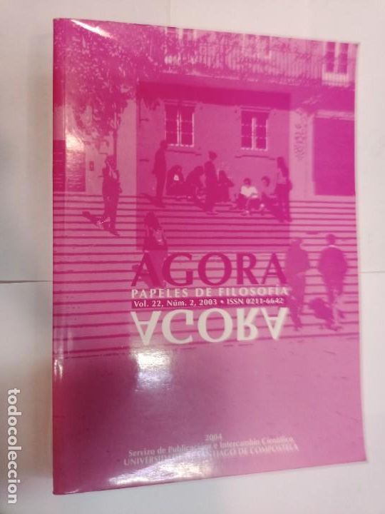 Collezionismo di Riviste e Giornali: &Aacute;GORA. Papeles de Filosofia SA6853