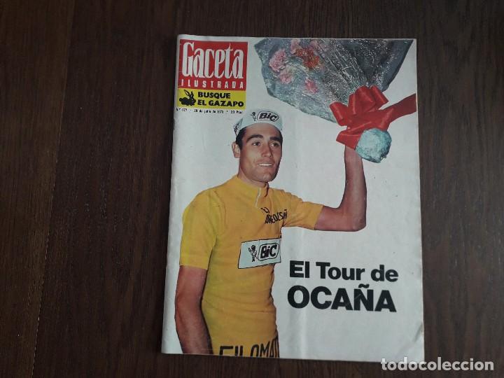 Coleccionismo de Revistas y Peri&oacute;dicos: revista, Gaceta ilustrada, buque el gazapo, n&ordm; 877, julio 1973. El tour de Francia de Oca&ntilde;a.