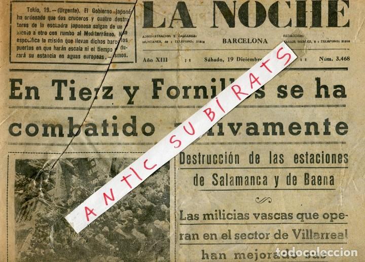Coleccionismo de Revistas y Peri&oacute;dicos: PERODICO A&Ntilde;O 1936 GUERRA CIVIL TIERZ FORNILLOS TUMBA DE DURRUTI BAENA VILLARREAL ESTACION DEL NORTE