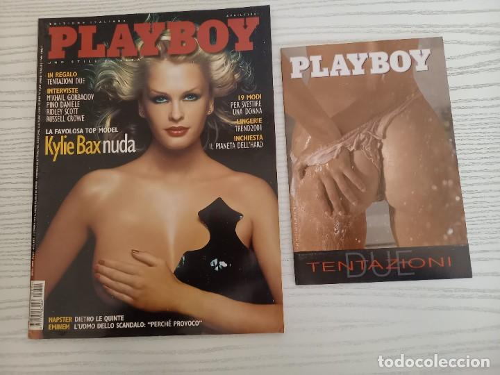 Sammeln von Zeitschriften und Zeitungen: PLAYBOY N.4 APRILE 2001 KYLIE BAX KERISSA FARE LAUREN HILLTATTILO ITALIAN EROTIC MAGAZINE