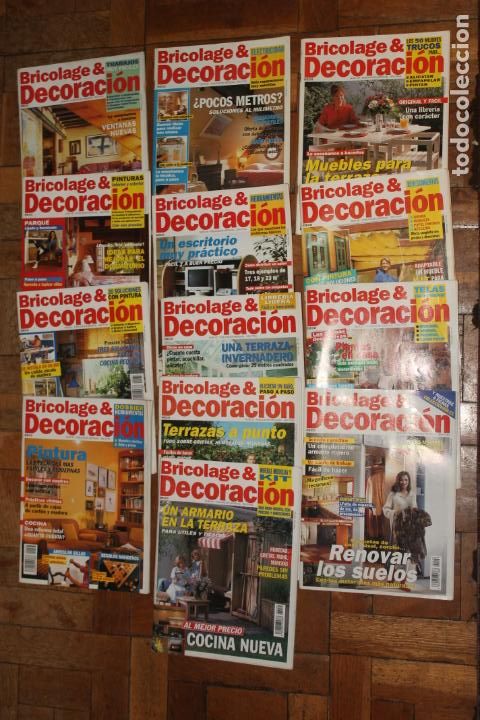Collection Magazines and Newspapers: LOTE, 14 REVISTAS, BRICOLAGE & DECORACION, N&ordm;s 26,27,28,29,30,31,32,33,34,35,36,37,38,39