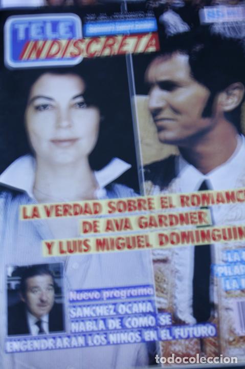 Coleccionismo de Revistas y Peri&oacute;dicos: AVA GARDNER DINASTIA EL TIEMPO ES ORO RAMON MADAULA ROCIO DURCAL TELE INDISCRETA N&ordm; 204 1989
