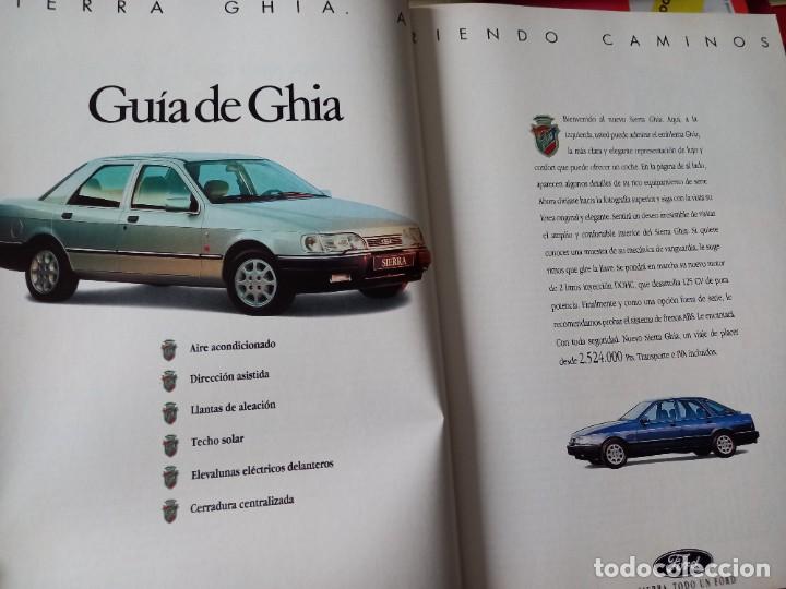 Collection Magazines and Newspapers: PUBLICIDAD AUTOMOVILES. ANUNCIO GHIA DE FORD. 2 PAGINAS RECORTE CAMBIO 16 N&ordm; 1000 ENERO 1991