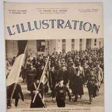 Coleccionismo de Revistas y Periódicos: L'ILLUSTRATION. 1937 Nº 4940 GUERRA CIVIL. FRANCO. CANARIAS, TENERIFE. ASTURIAS, GIJÓN, CANGAS ONIS. Lote 305008523