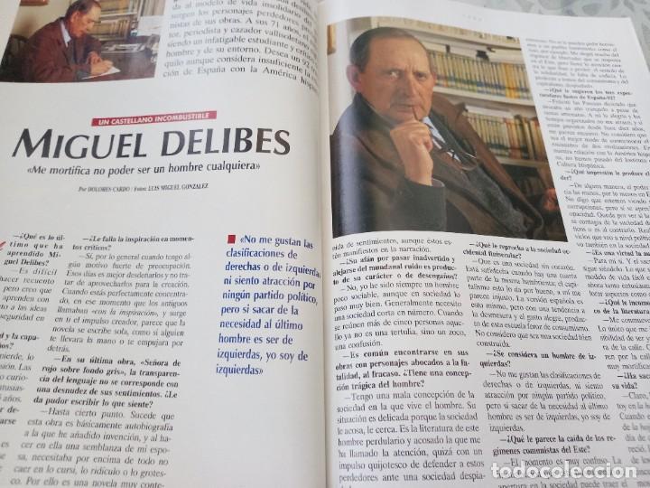Coleccionismo de Revistas y Peri&oacute;dicos: ENTREVISTA A MIGUEL DELIBES. RECORTE TIEMPO 10&ordm; ANIVERSARIO, 1992