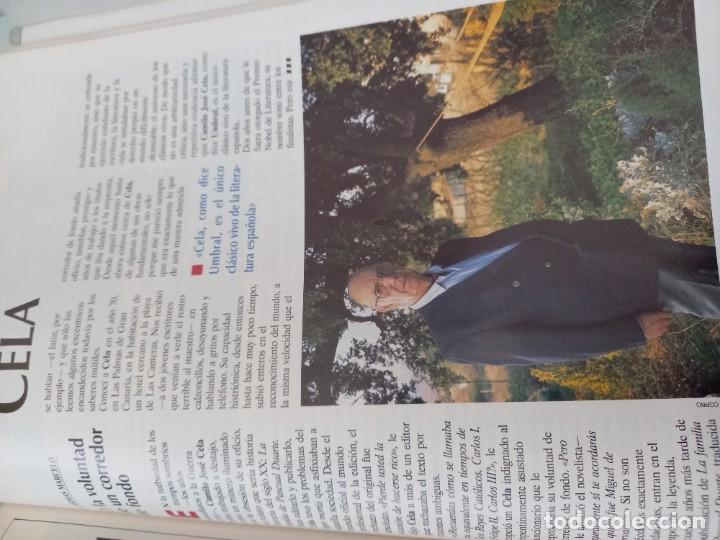 Coleccionismo de revistas y peri&oacute;dicos: CAMILO JOSE CELA, PREMIO NOBEL DE LITERATURA. RECORTE TIEMPO 10&ordm; ANIVERSARIO,1992