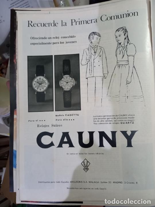 Coleccionismo de Revistas y Peri&oacute;dicos: ANUNCIO reloj comunion cauny