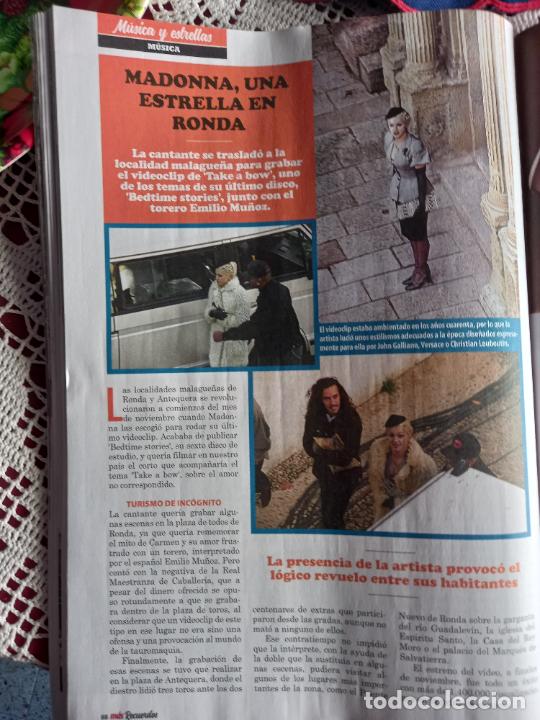 Coleccionismo de Revistas y Peri&oacute;dicos: madonna take a bown in ronda malaga spain