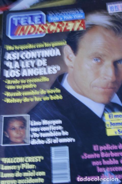 Coleccionismo de Revistas y Peri&oacute;dicos: LA LEY DE LOS ANGELES FALCON CREST LINA MORGAN MONICA RANDALL TINA TURNER TELE INDISCRETA N&ordm; 244