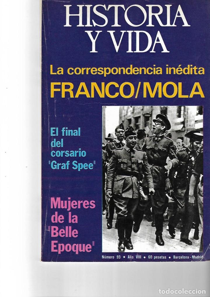 Coleccionismo de revistas y peri&oacute;dicos: HISTORIA Y VIDA N&ordm;93