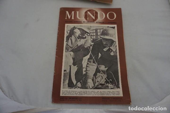 Coleccionismo de revistas y peri&oacute;dicos: MUNDO - REVISTA SEMANAL DE POLITICA EXTERIOR Y ECONOMIA - N&ordm; 134