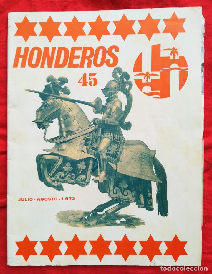 Coleccionismo de revistas y peri&oacute;dicos: HONDEROS, Revista del recreo educativo del soldado - n&ordm;45 Agosto de 1972 - Cap.Gral Baleares - pjrb