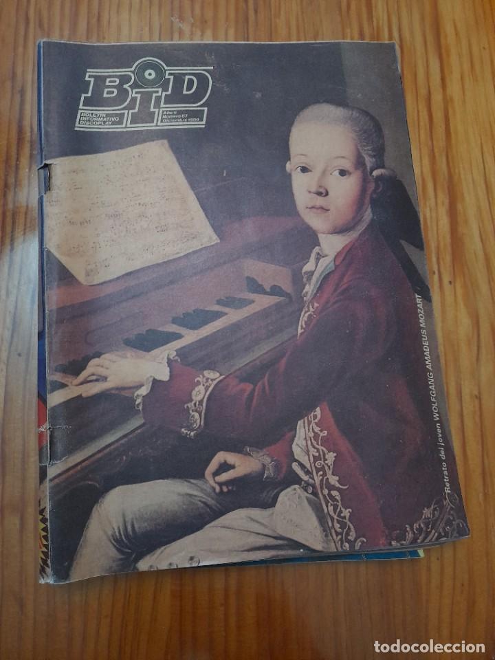 Coleccionismo de revistas y peri&oacute;dicos: Revista BID bolet&iacute;n informativo discoplay m&uacute;sica disco 67 a&ntilde;o 1989 cat&aacute;logo