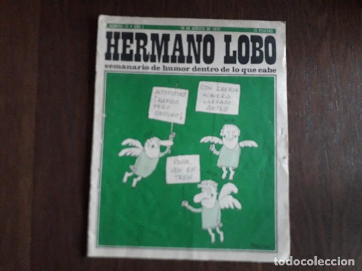 Coleccionismo de Revistas y Peri&oacute;dicos: revista, hermano lobo, n&ordm; 15, 19 agosto de 1972.