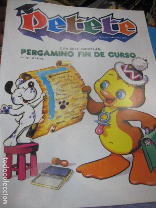 Coleccionismo de revistas y peri&oacute;dicos: REVISTA PETETE N&deg; 73